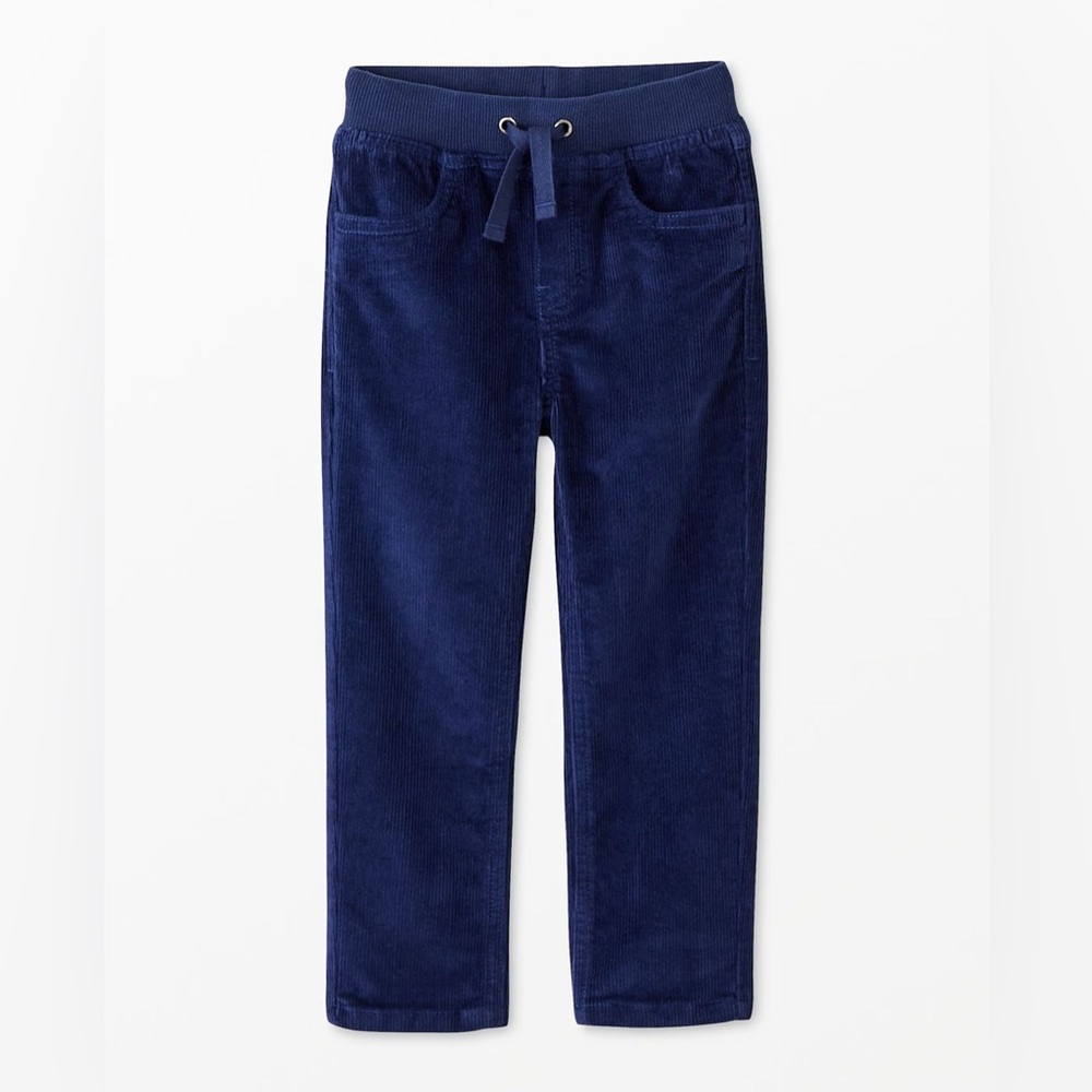 Hanna Andersson Pull-On Classic Corduroy Pants Navy Blue Size 12